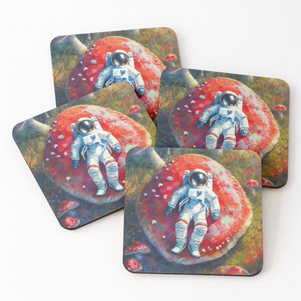 Item preview, Astronaut on the mushroom planet designed and sold by psychoshadow.