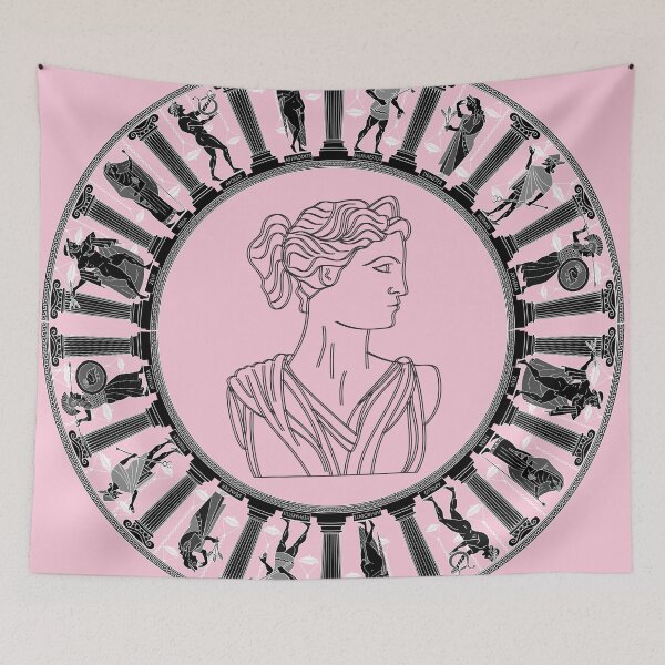 Item preview, Aphrodite Greek Goddess of Love and Beauty Quote designed and sold by TheLocoShop.