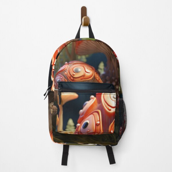 Item preview, Stunning Realistic Artwork Imaginative Art Funny Bug Eyes Mushroom Garden B293 designed and sold by MPCFICTION.