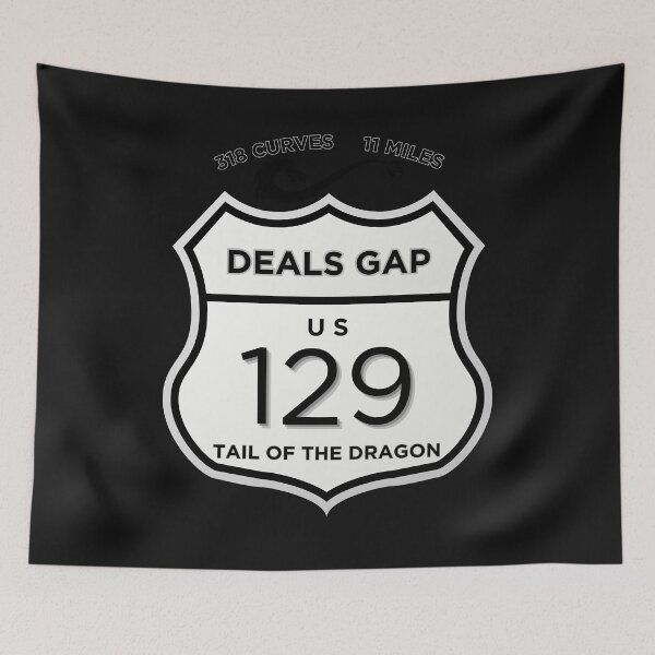 Item preview, Tail of the Dragon - Deals Gap, NC designed and sold by Bless Y'alls Heart.