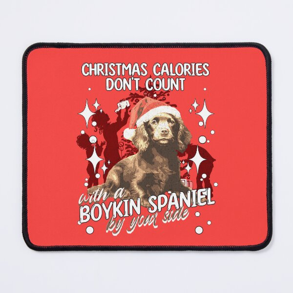 Item preview, Christmas calories don't count with a Boykin Spaniel by your side designed and sold by Tee-Craftify.