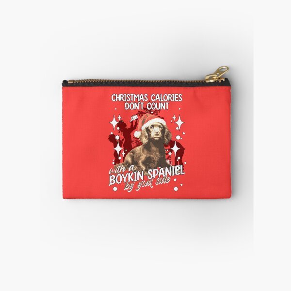 Item preview, Christmas calories don't count with a Boykin Spaniel by your side designed and sold by Tee-Craftify.