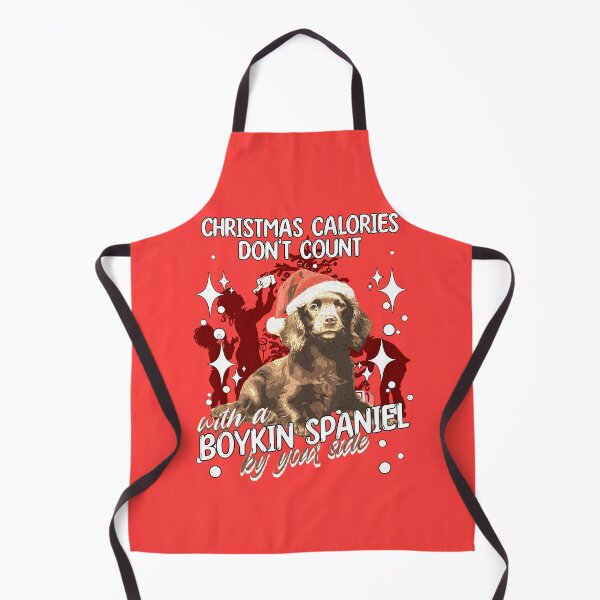Item preview, Christmas calories don't count with a Boykin Spaniel by your side designed and sold by Tee-Craftify.