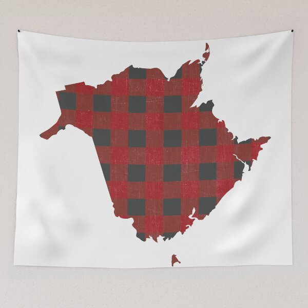 Item preview, New Brunswick Plaid in Red designed and sold by Maren Misner.