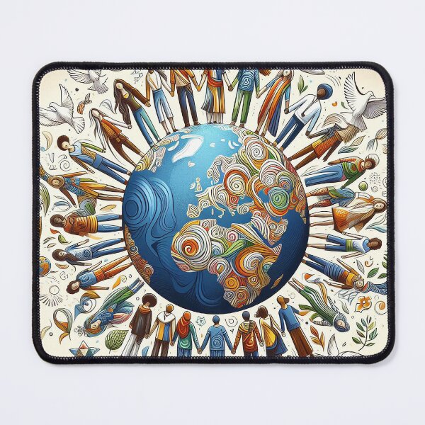 Item preview, Global Harmony: United Diversity designed and sold by TextileTrove.