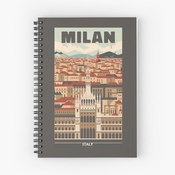 Item preview, A Vintage Travel Art of Milan - Italy  designed and sold by GoodOldVintage.