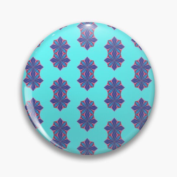 Item preview, Turquoise Rhombus Flower  designed and sold by Jin-Ai.