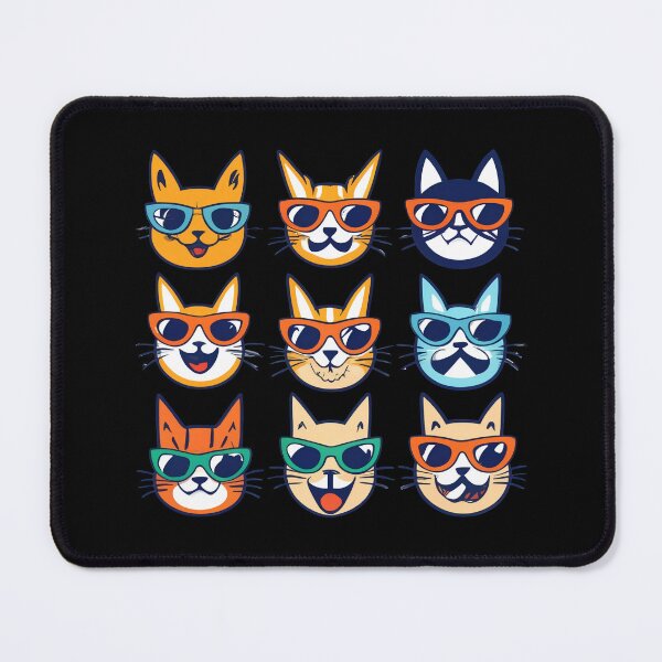 Aperçu de l'œuvre Visages de chat assortis créée et vendue par NNisu.