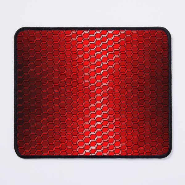 Item preview, Red Skin 3D Hexagons Pattern designed and sold by ArtAndBliss.