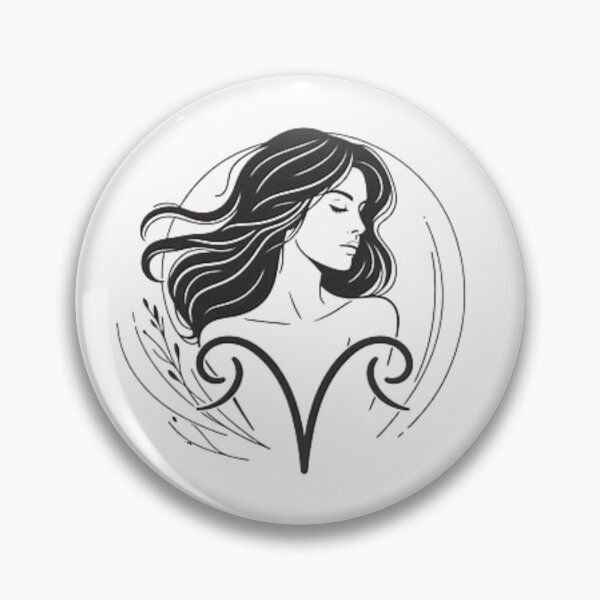 Item preview, Minimalist Aries Sign Horoscope designed and sold by Goondzik.