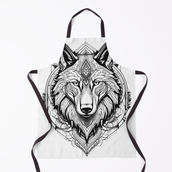 Item preview, Wolf illustration 001 designed and sold by manifestroots.