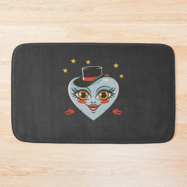 Item preview, Cute Heart wearing hat inspired by femme fatale style designed and sold by Queengoldxx.