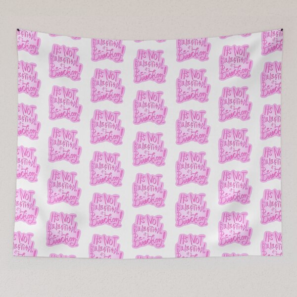 Item preview, (PINK) It’s Not Rejection, It’s Re-direction! Calligraphy Lettering Quote Art Print designed and sold by Celine Aves.