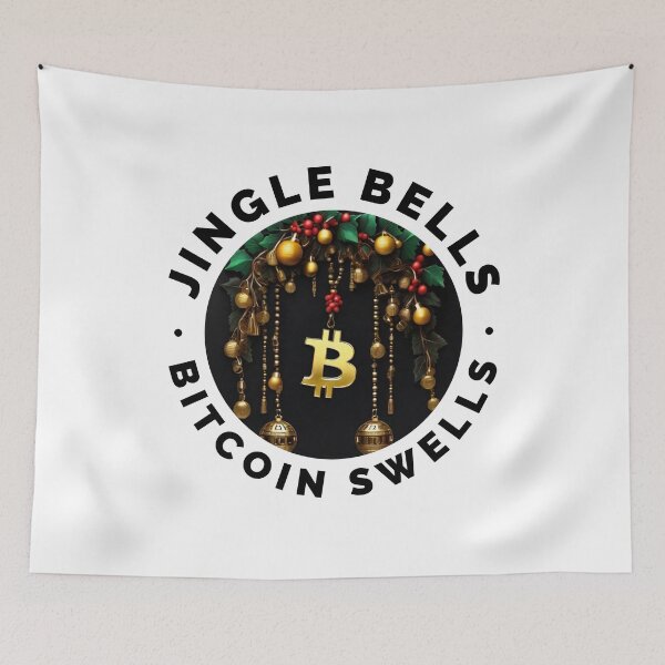 Item preview, Jingle Bells Bitcoin Swells designed and sold by CryptooBull.
