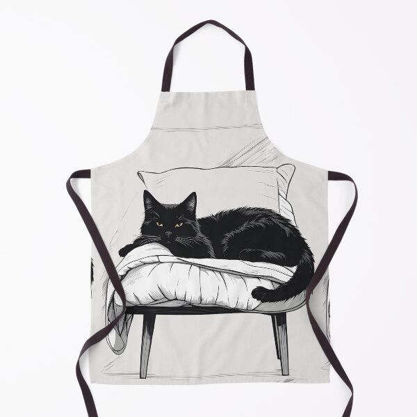 Item preview, Aesthetic Blaclk Cat chilling designed and sold by Catophile.
