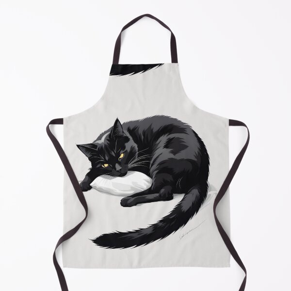 Item preview, Sleeping black Cat designed and sold by Catophile.