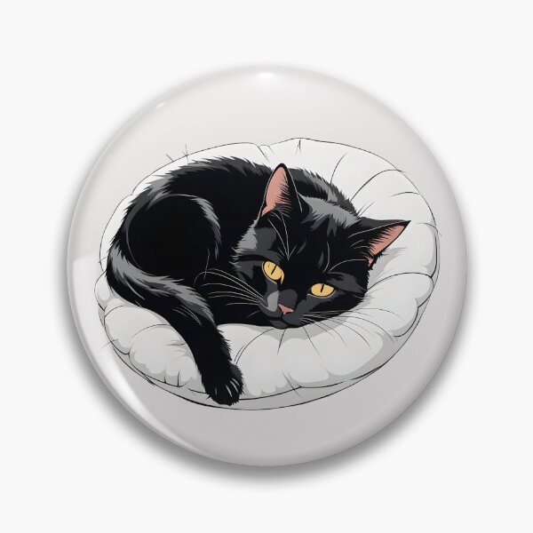 Item preview, Cute black cat Sleeping  designed and sold by Catophile.