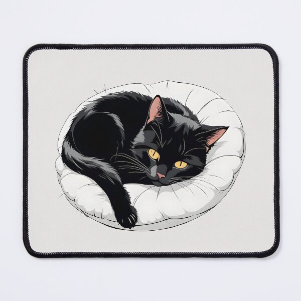 Item preview, Cute black cat Sleeping designed and sold by Catophile.