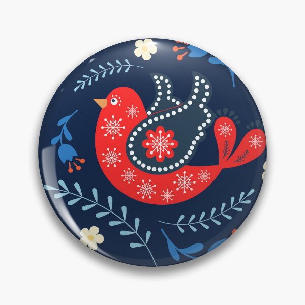 Item preview, Folk Bird designed and sold by AnulaArt.