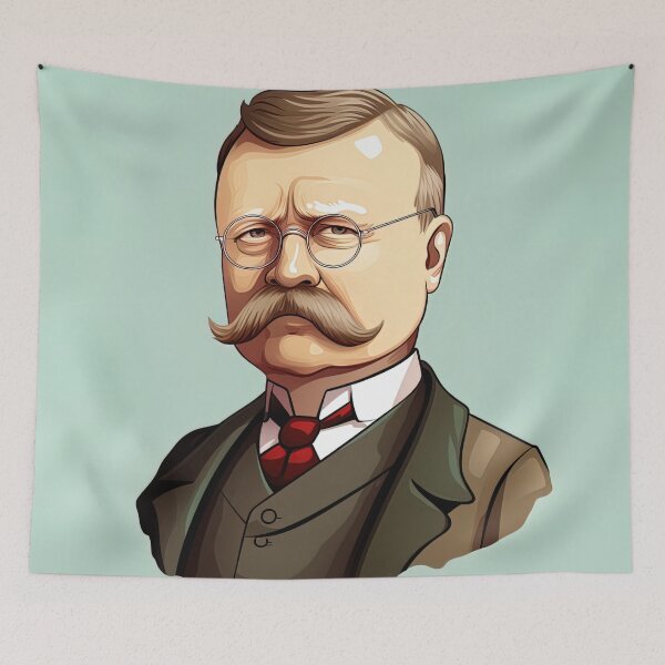 Item preview, Theodore Roosevelt | cute style designed and sold by ComicsFactory.