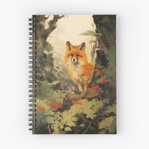 Item preview, Painting of Fox in Dense Forest designed and sold by Je-we.