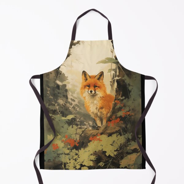 Item preview, Painting of Fox in Dense Forest designed and sold by Je-we.