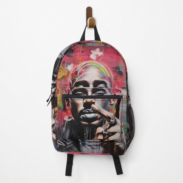 Tupac Amaru Shakur King of newest Rap backpack Smell Proof Compartments