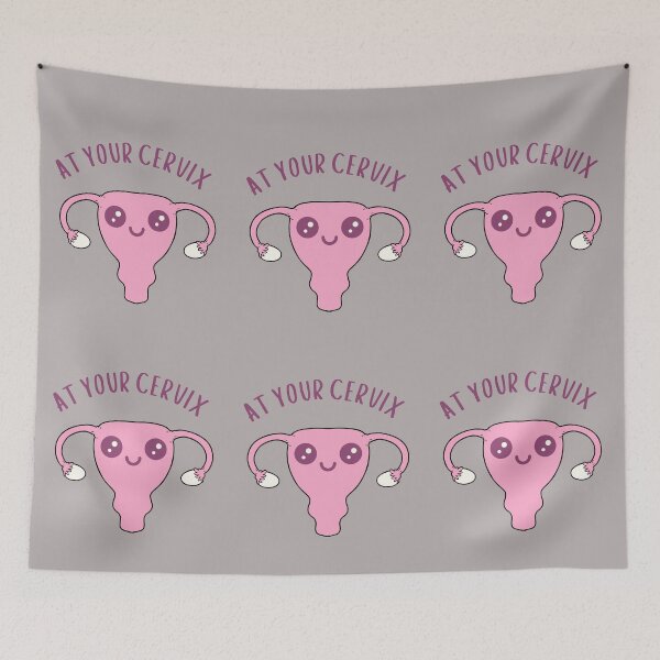 Item preview,  at your cervix- Uterus sticker-Obgyn -Doctor-Nurse designed and sold by medoutfits.