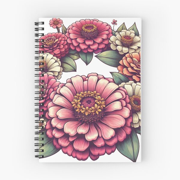 Item preview, Vintage Zinnia Flowers designed and sold by clarkfraser.