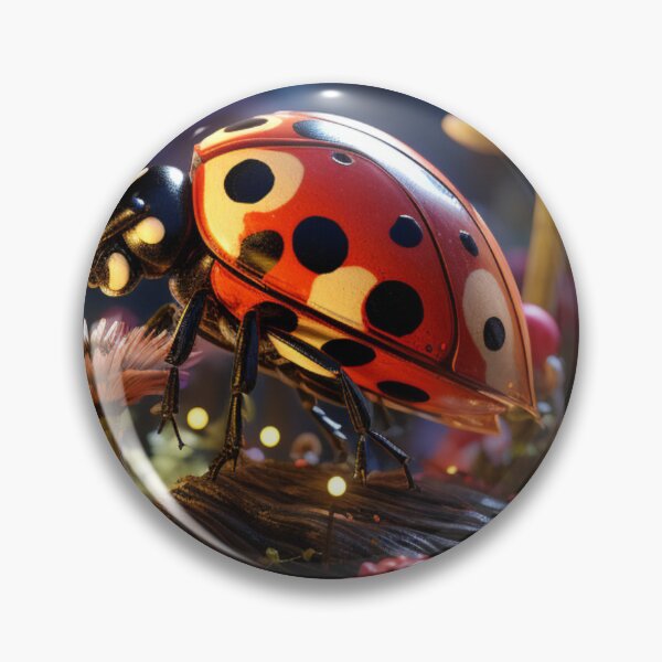 Item preview, Stunning Realistic Artwork Imaginative Art Ladybug Queen Fantastic Garden B294 designed and sold by MPCFICTION.