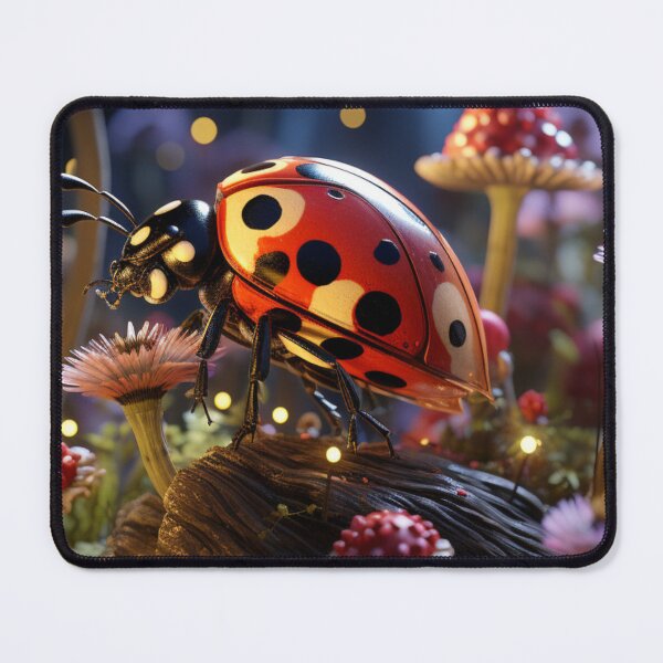 Item preview, Stunning Realistic Artwork Imaginative Art Ladybug Queen Fantastic Garden B294 designed and sold by MPCFICTION.