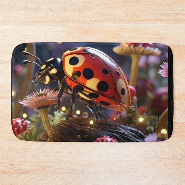Item preview, Stunning Realistic Artwork Imaginative Art Ladybug Queen Fantastic Garden B294 designed and sold by MPCFICTION.