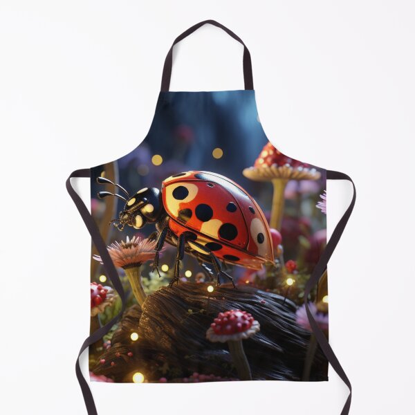 Item preview, Stunning Realistic Artwork Imaginative Art Ladybug Queen Fantastic Garden B294 designed and sold by MPCFICTION.