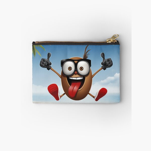 Item preview, Happy cartoon character on the beach designed and sold by czintos.