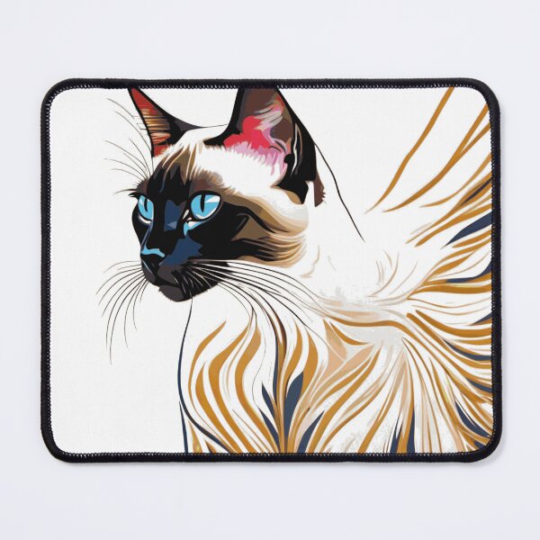 Item preview, Siamese Cat Portrait designed and sold by KaiLabsArt.