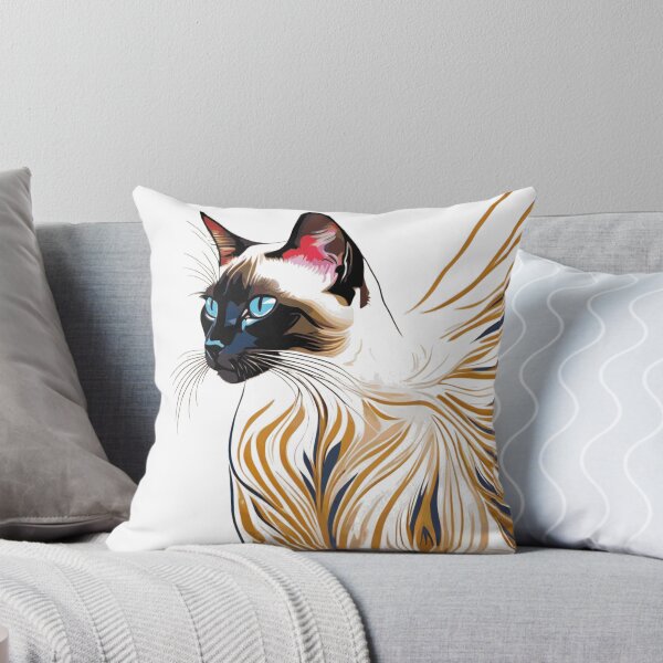Item preview, Siamese Cat Portrait designed and sold by KaiLabsArt.