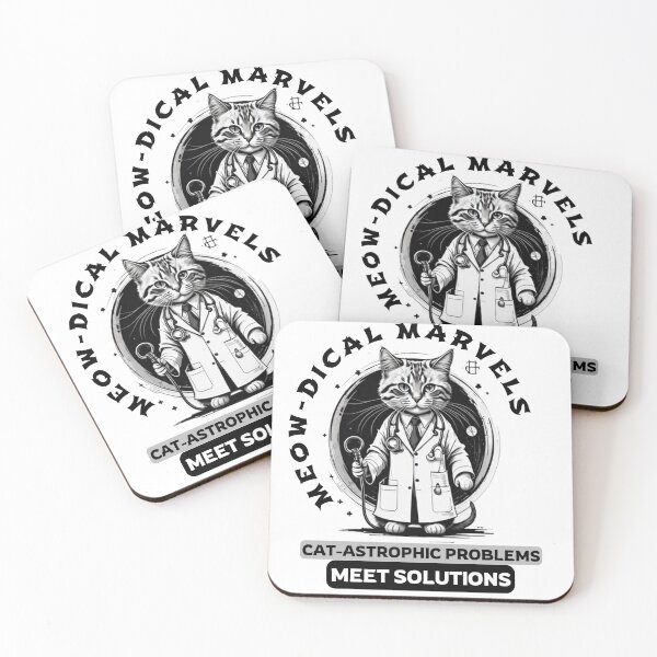 Item preview, Meow-dical Marvels: Cat-astrophic Problems, Meet Solutions designed and sold by Hungry-Murphy.