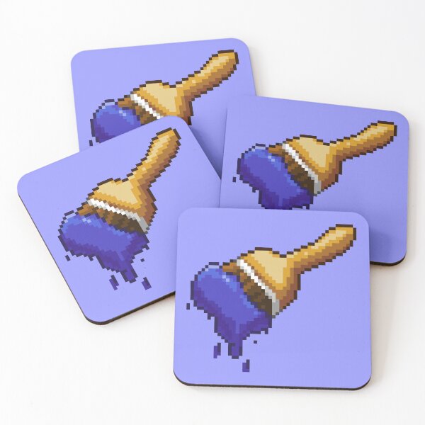 Item preview, Neopet Blue Paint Brush Pixel Art designed and sold by AyrosArts.