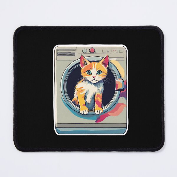 Item preview,  Cute cat in wasching machine   designed and sold by AnetaArtist.