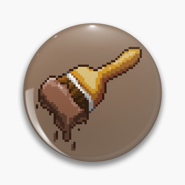 Item preview, Neopet Brown Paint Brush Pixel Art designed and sold by AyrosArts.