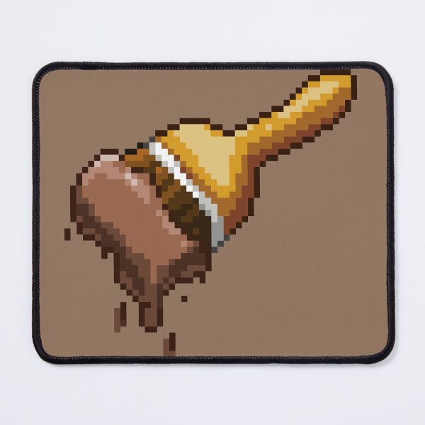 Item preview, Neopet Brown Paint Brush Pixel Art designed and sold by AyrosArts.
