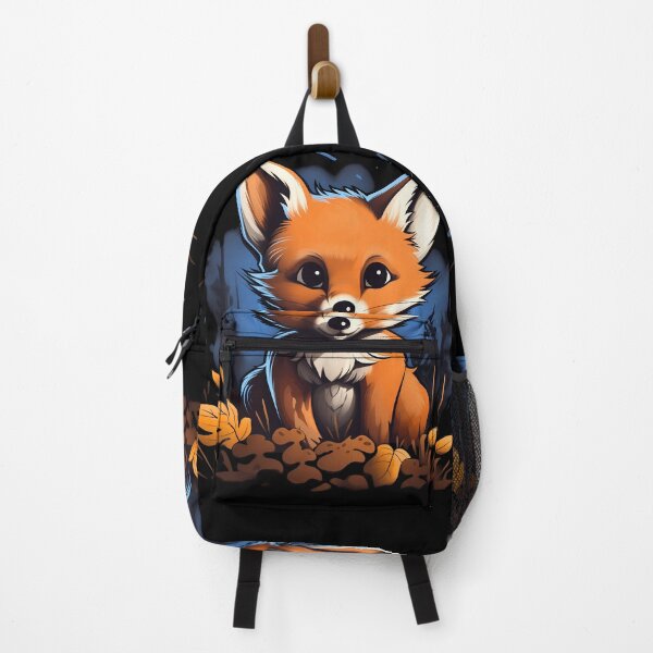 Item preview, Beautiful and cute small orange fox baby in forest kawaii illustration designed and sold by NBSStore.