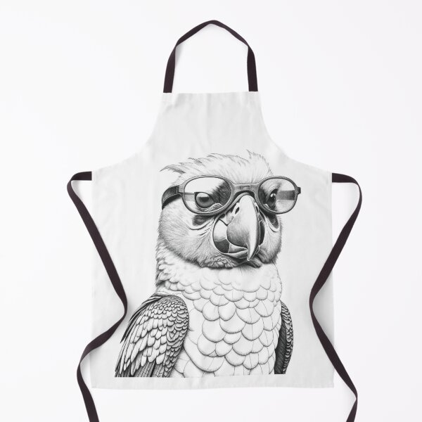 Item preview, Gentle Gaze - Parrot with Glasses and Strong Yet Tender Personality designed and sold by TrendyTreasureP.