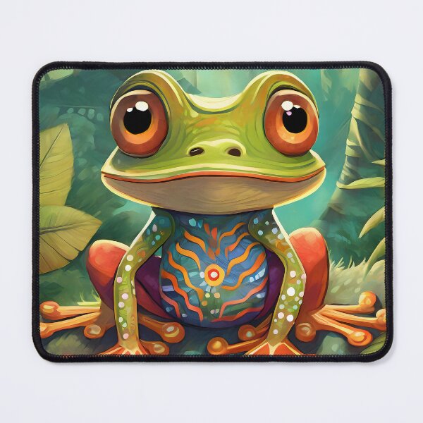 Item preview, cute aboriginal frog designed and sold by emaotx.