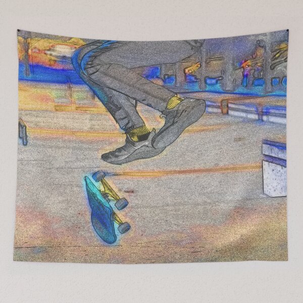 Item preview, Spinning the Deck - Skateboard Trick designed and sold by NaturePrints.