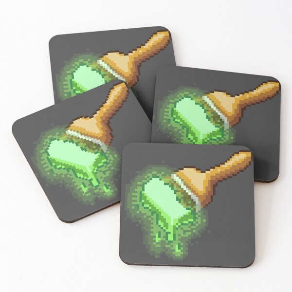 Item preview, Neopet Glowing Paint Brush Pixel Art designed and sold by AyrosArts.