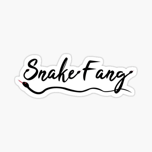 Snake Fang - White Version Sticker
