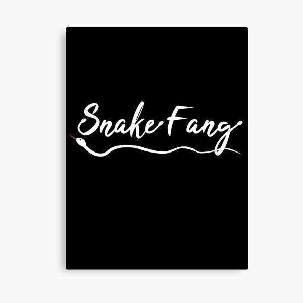 Snake Fang - White Version Canvas Print
