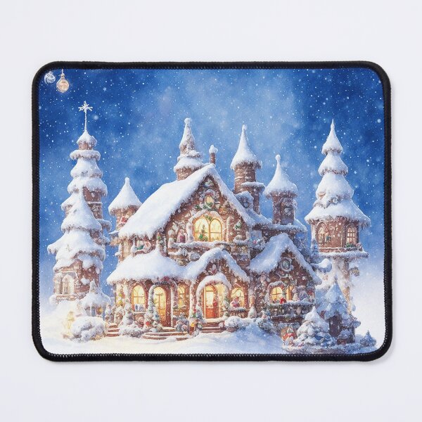 Item preview, Fantasy Gingerbread House Watercolor designed and sold by AiAestheticPics & More....