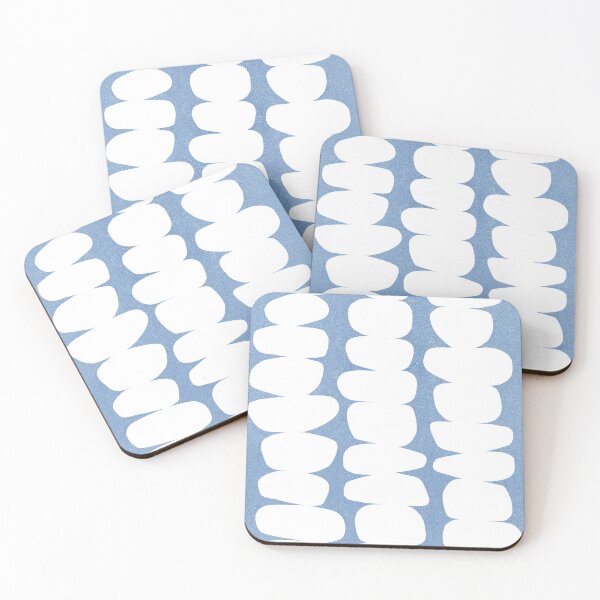Item preview, Minimal abstract Blue Nova Zen Pebbles Pattern 1.2 designed and sold by Dominiquevari.